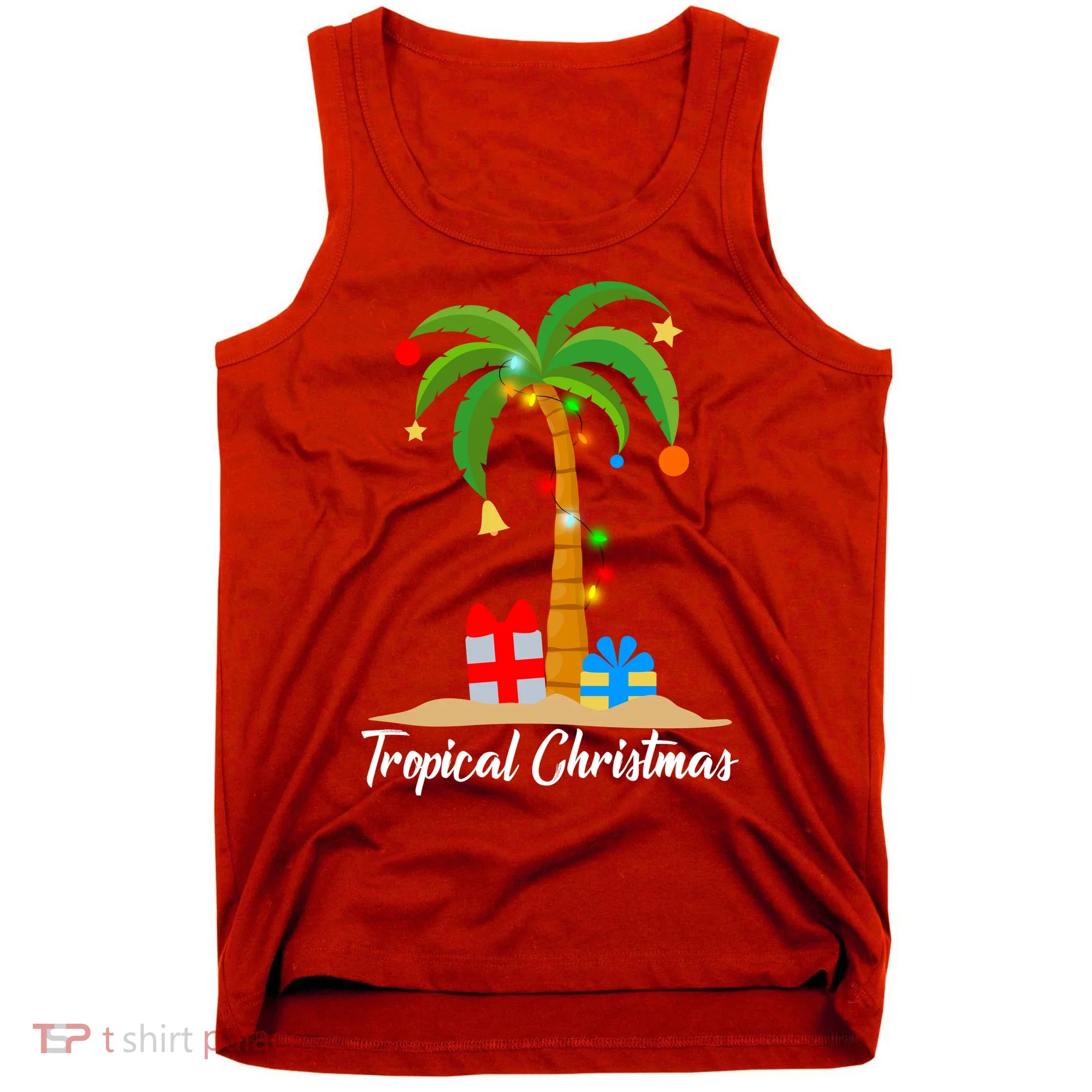 Tropical Christmas Tank Top