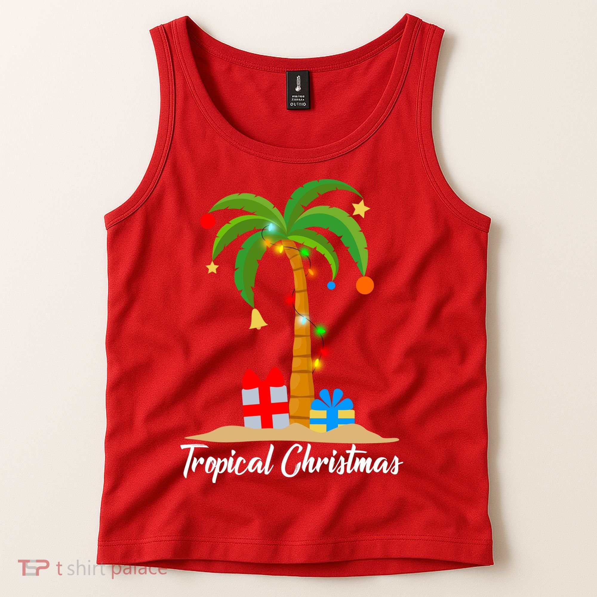 Tropical Christmas Tank Top