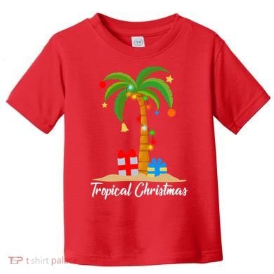 Tropical Christmas Toddler T-Shirt