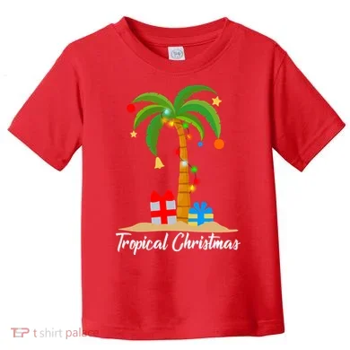 Tropical Christmas Toddler T-Shirt