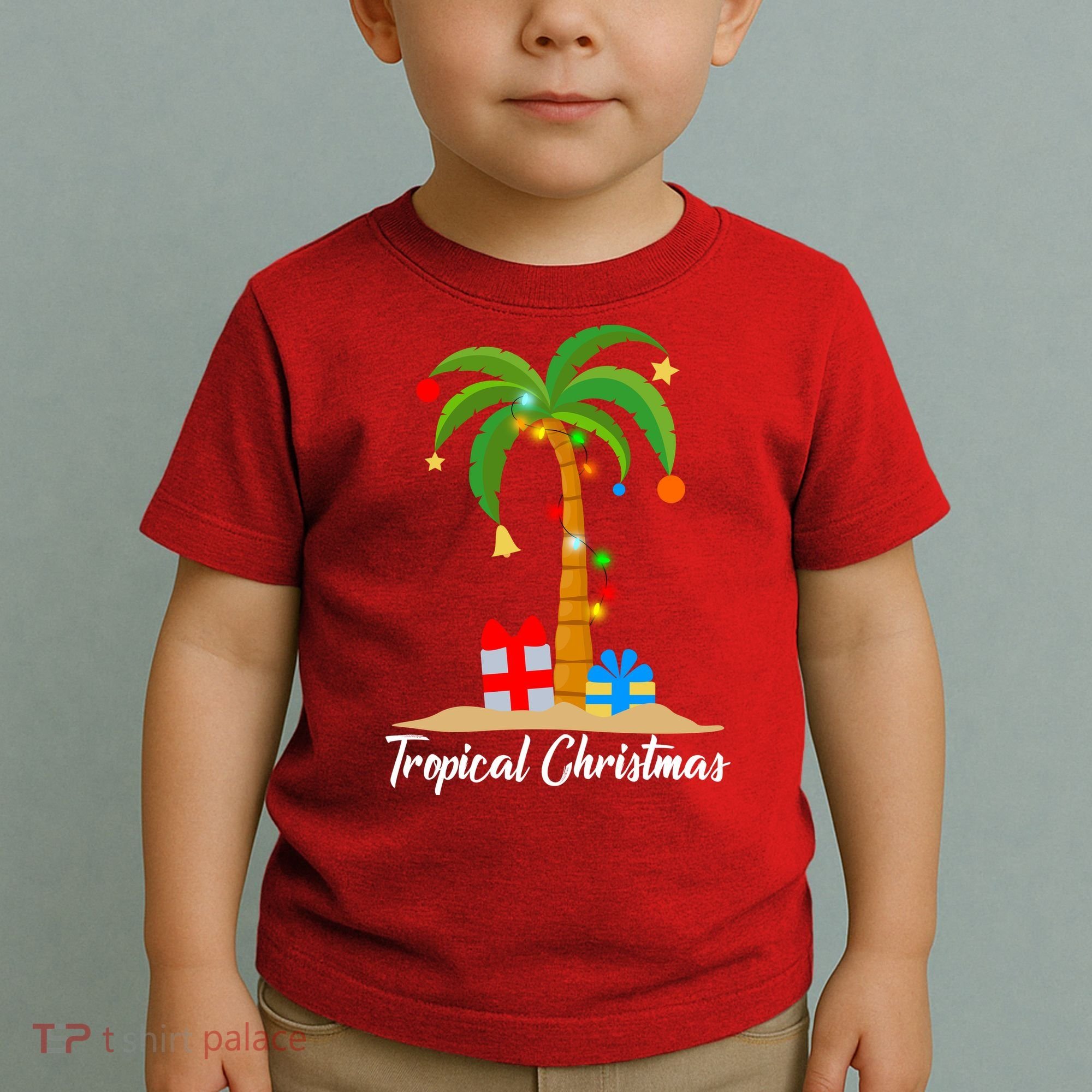 Tropical Christmas Toddler T-Shirt