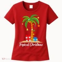 Tropical Christmas Women's T-Shirt thumb 0