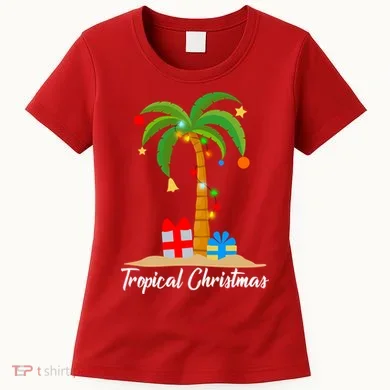 Tropical Christmas Women's T-Shirt