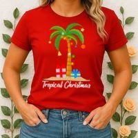 Tropical Christmas Women's T-Shirt thumb 2