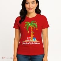 Tropical Christmas Women's T-Shirt thumb 4