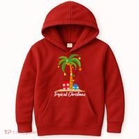 Tropical Christmas Kids Hoodie thumb 0