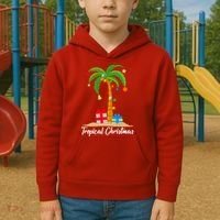 Tropical Christmas Kids Hoodie thumb 2