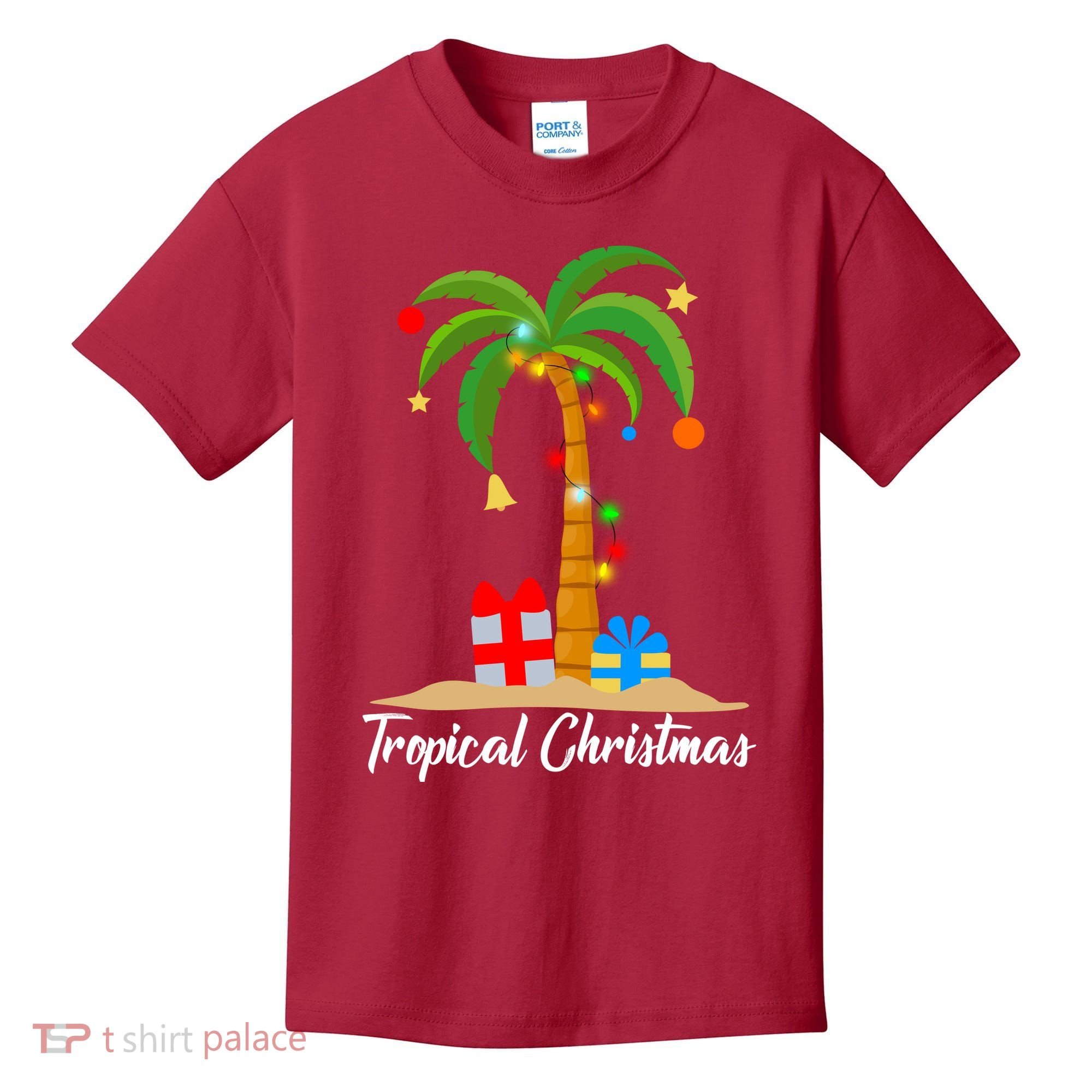 Tropical Christmas Kids T-Shirt