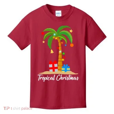 Tropical Christmas Kids T-Shirt