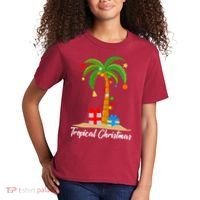 Tropical Christmas Kids T-Shirt thumb 2