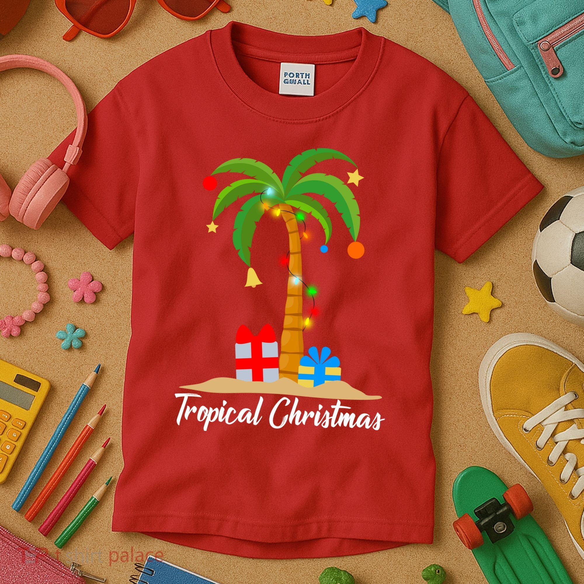 Tropical Christmas Kids T-Shirt