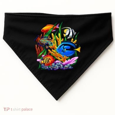 Tropical Fish USA-Made Doggie Bandana