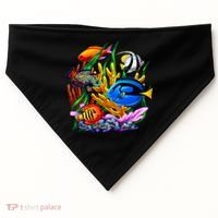 Tropical Fish USA-Made Doggie Bandana thumb 0