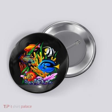 Tropical Fish Button