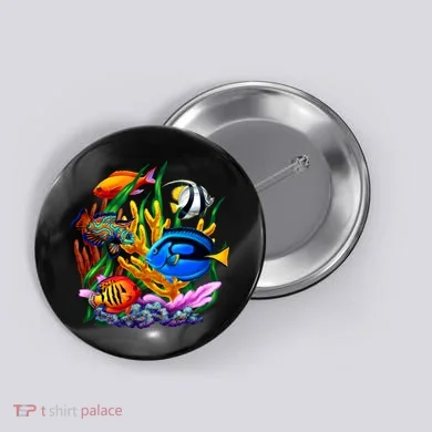 Tropical Fish Button
