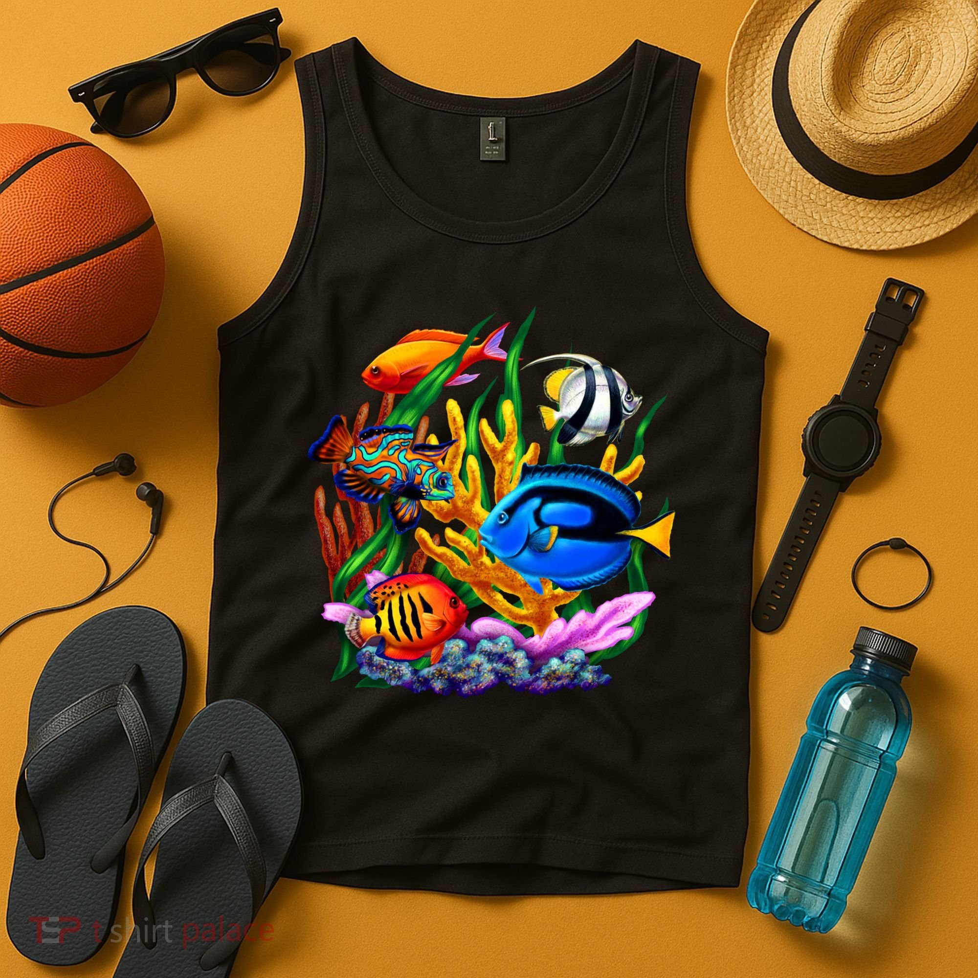 Tropical Fish Tank Top