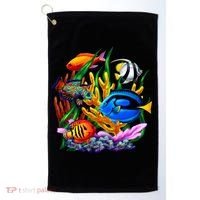 Tropical Fish Golf Towel thumb 0