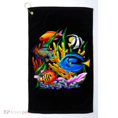 Tropical Fish Golf Towel