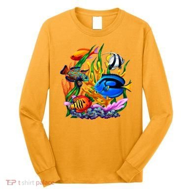 Tropical Fish Long Sleeve Shirt