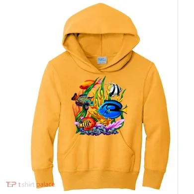 Tropical Fish Kids Hoodie
