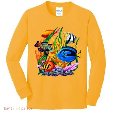 Tropical Fish Kids Long Sleeve Shirt