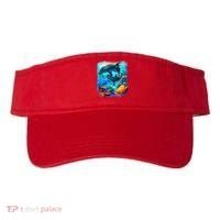 Tropical Fish Dolphins Portrait Visor thumb 0