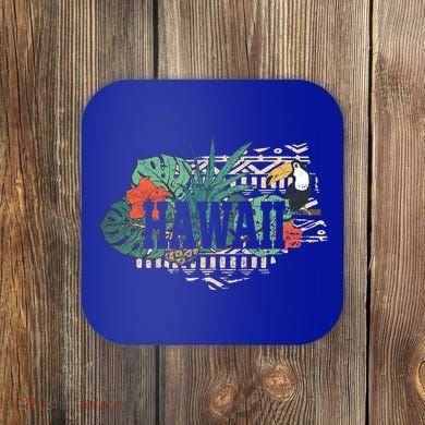 Tropical Paradise Classic Hawaii Bird Coaster