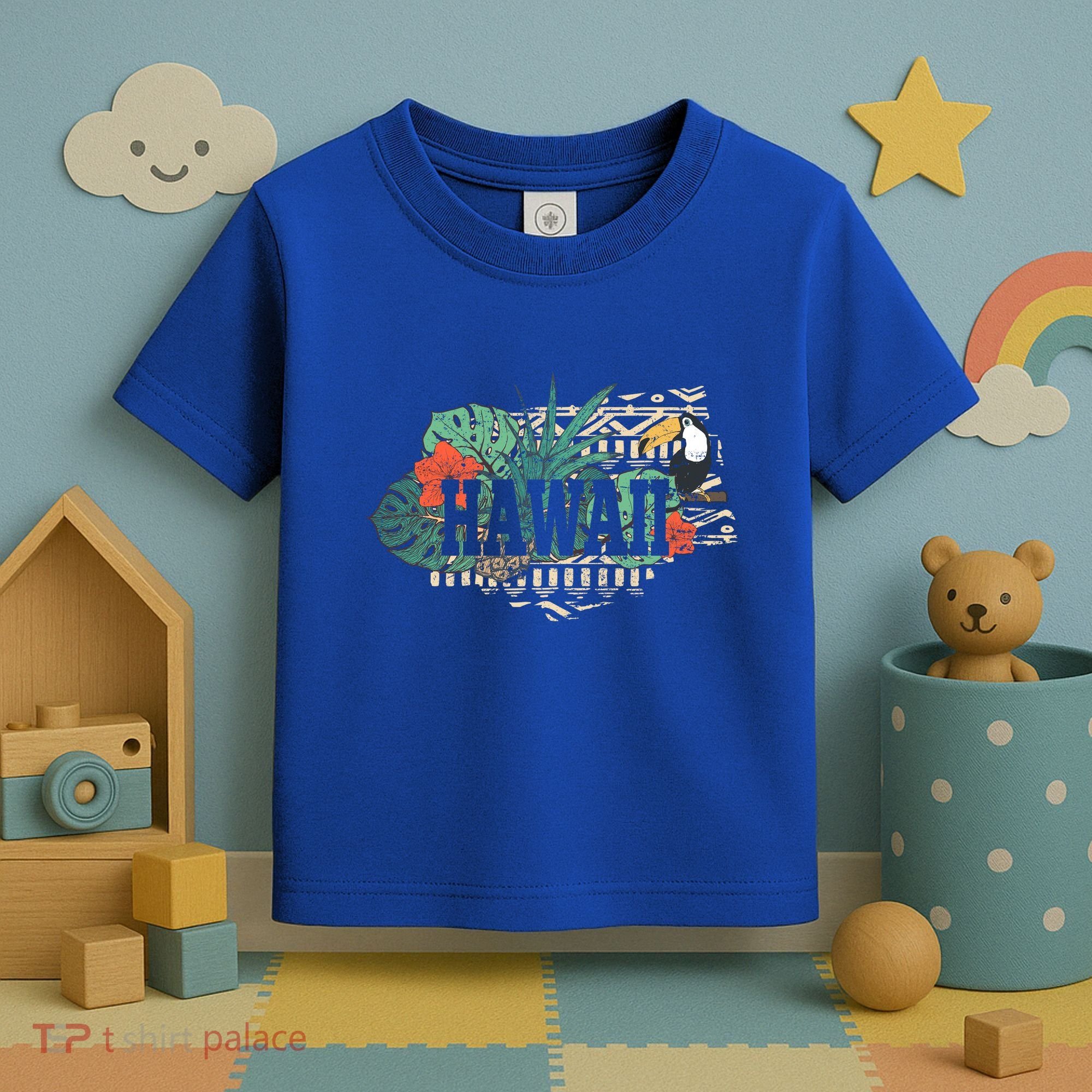 Tropical Paradise Classic Hawaii Bird Toddler T-Shirt