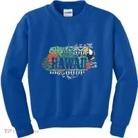 Tropical Paradise Classic Hawaii Bird Kids Sweatshirt thumb 0