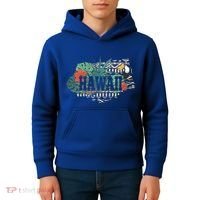 Tropical Paradise Classic Hawaii Bird Kids Hoodie thumb 4