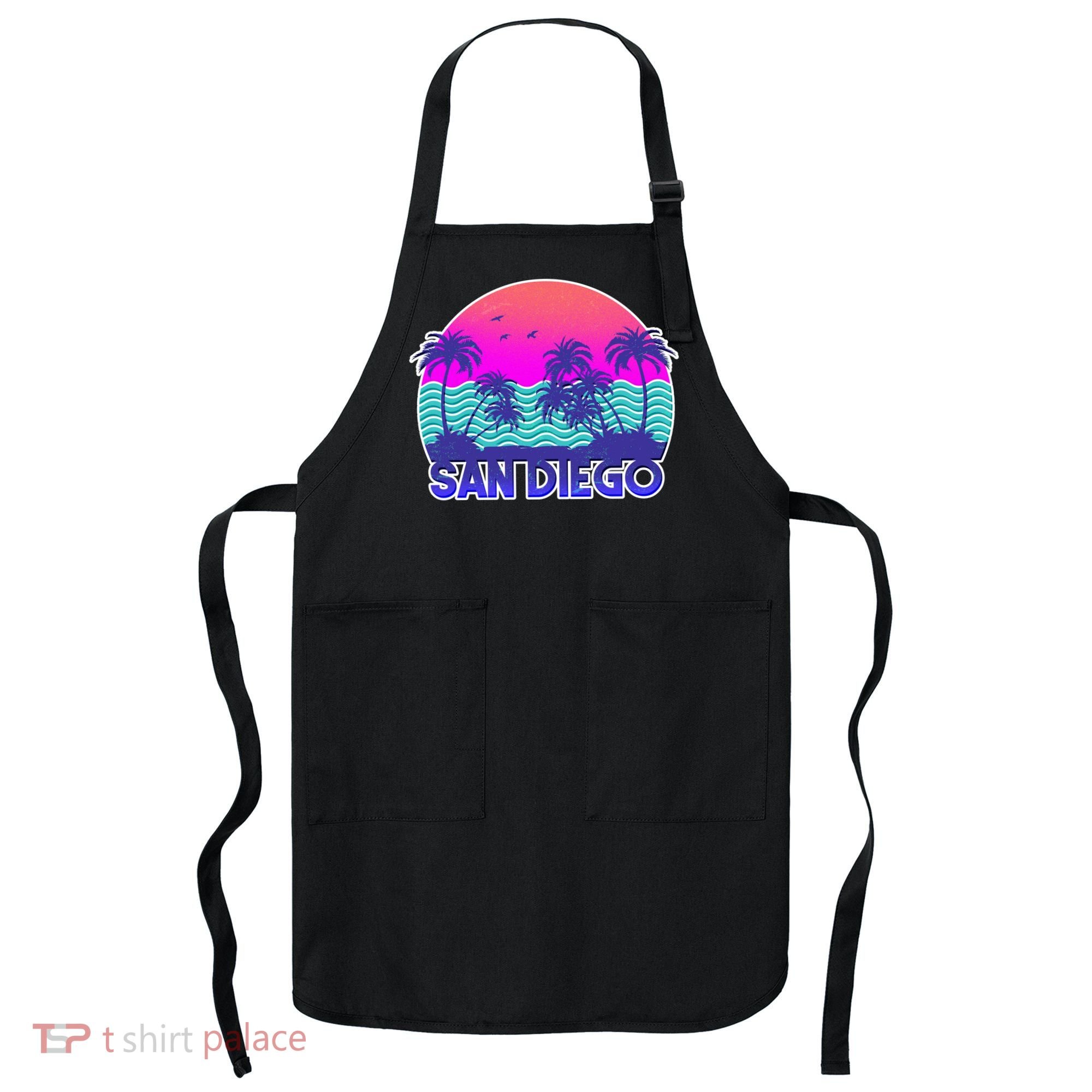 Tropical Retro San Diego Apron