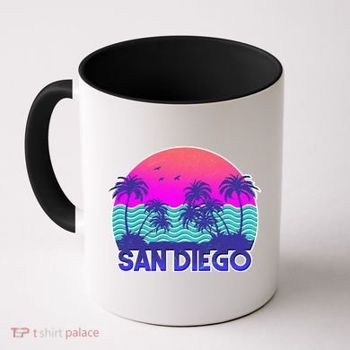 Tropical Retro San Diego Coffee Mug