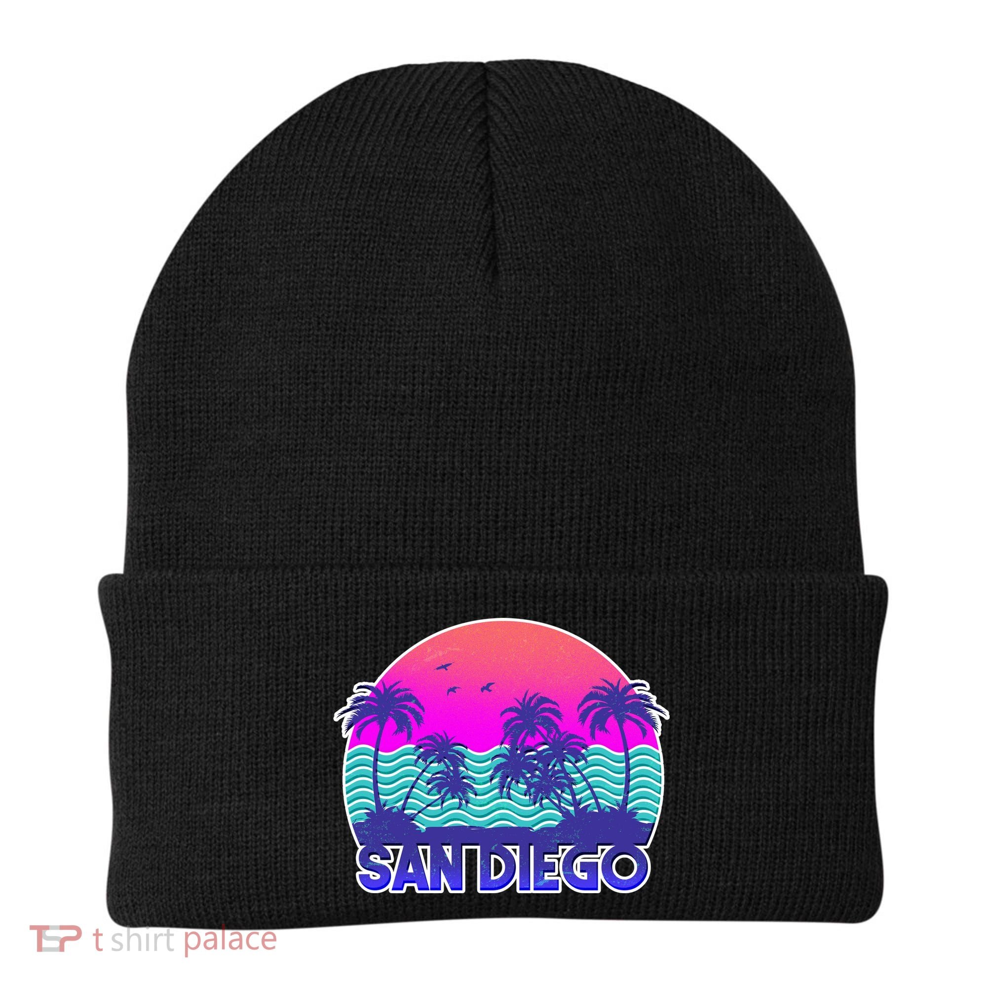 Tropical Retro San Diego Beanie