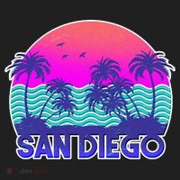 Tropical Retro San Diego Tumbler thumb 3