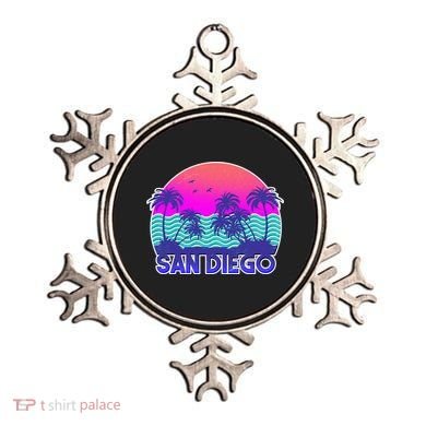 Tropical Retro San Diego Ornament