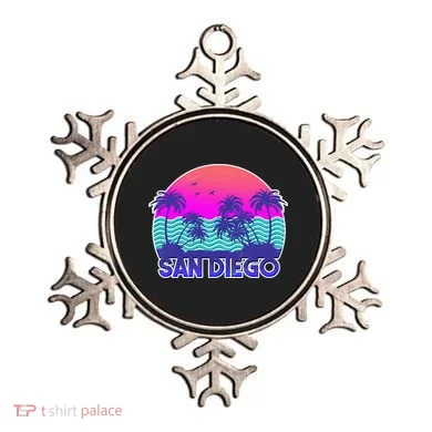 Tropical Retro San Diego Ornament