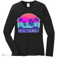 Tropical Retro San Diego Women's Long Sleeve Shirt thumb 0