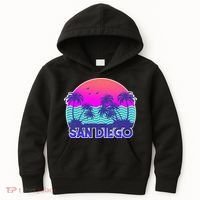Tropical Retro San Diego Kids Hoodie thumb 0