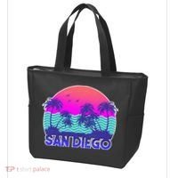 Tropical Retro San Diego Tote Bag thumb 3
