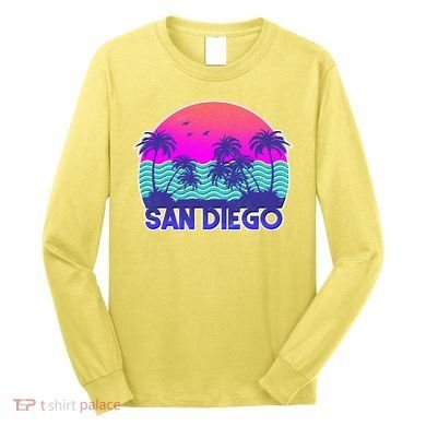 Tropical Retro San Diego Long Sleeve Shirt