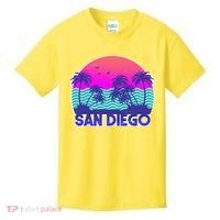 Tropical Retro San Diego Kids T-Shirt thumb 0