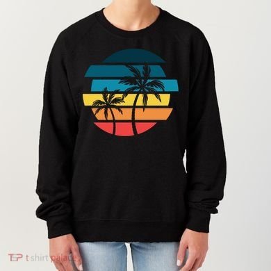 Tropical Retro Sun Women's Sweatshirt