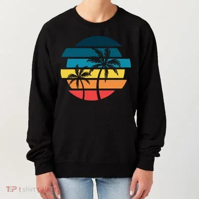 Tropical Retro Sun Women's Sweatshirt