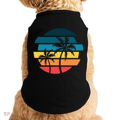 Tropical Retro Sun Doggie Tank