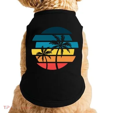 Tropical Retro Sun Doggie Tank