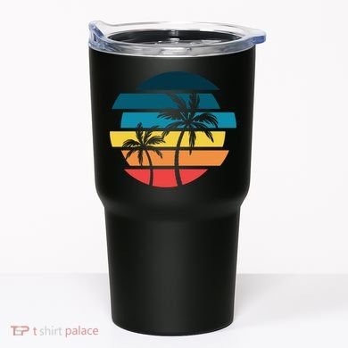 Tropical Retro Sun Tumbler