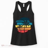 Tropical Retro Sun Women's Tank Top thumb 0
