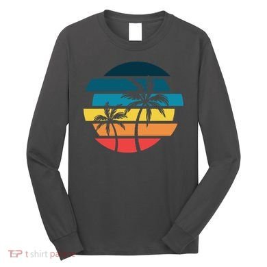 Tropical Retro Sun Long Sleeve Shirt