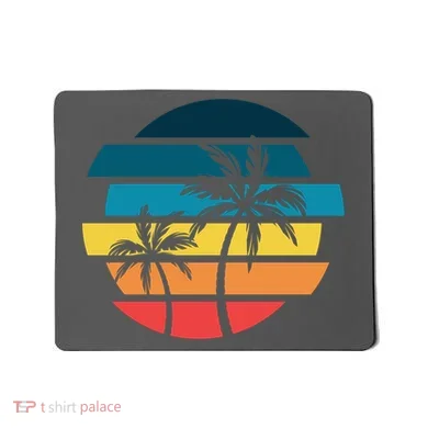 Tropical Retro Sun Mousepad