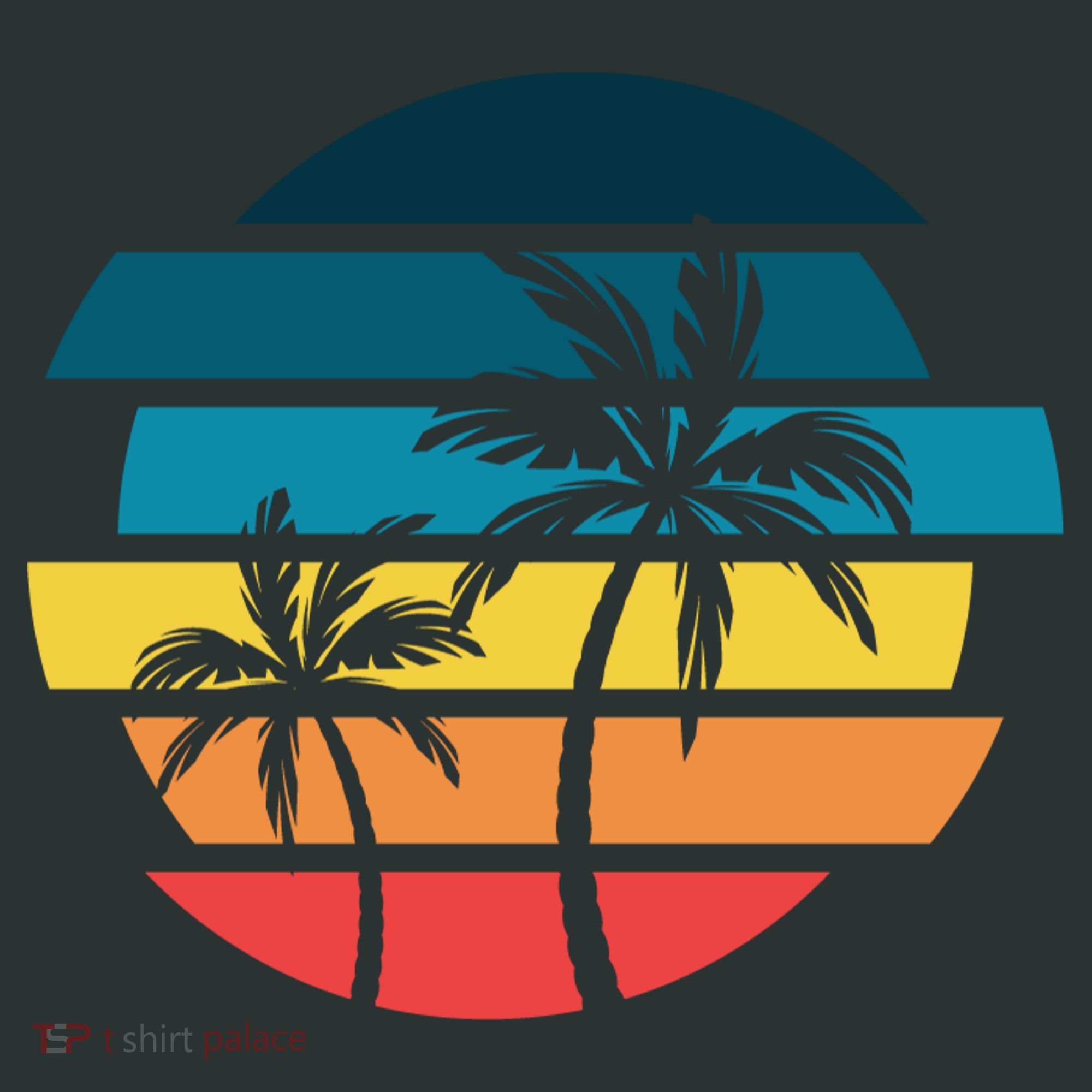 Tropical Retro Sun Baby Bodysuit